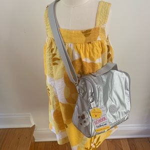 Brand New Kipling Silver Insulated Lunch Bag